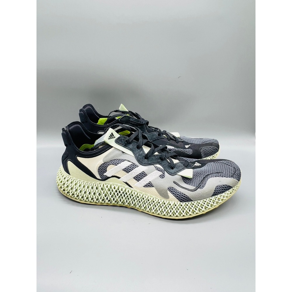 Adidas Shoes Mens 12 Gray Consortium Runner EVO 4D Running Athletic Sneakers